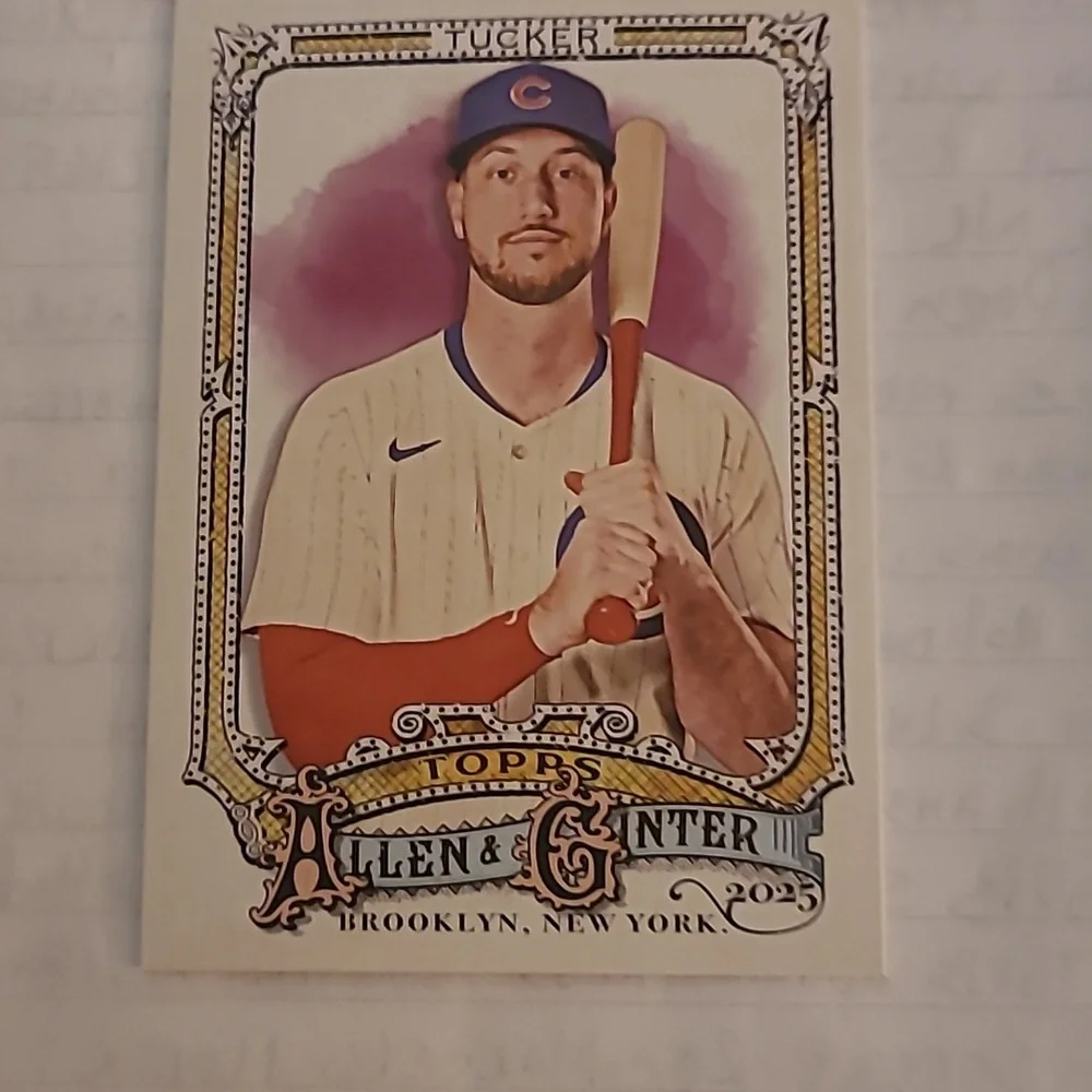Topps Pink and White Kyle Tucker Trading Cards - Picture 2 of 4